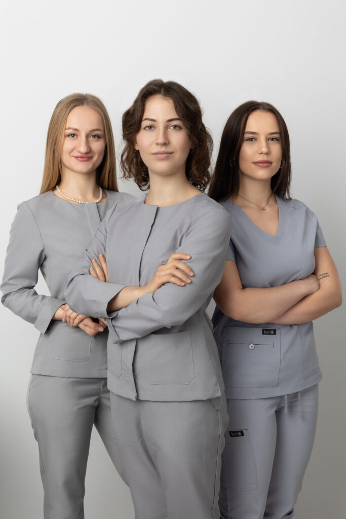 Cosmetologists: Julia, Marina, Marta